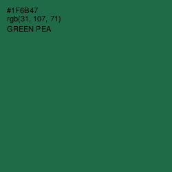 #1F6B47 - Green Pea Color Image